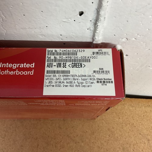 ASUS A8V-VM SE, Socket 939, AMD (90-M9B1DK-G0EAY00Z) Motherboard New - Picture 2 of 4
