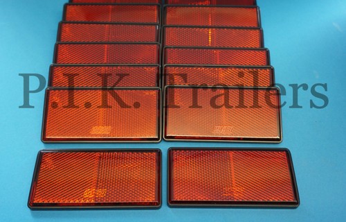 Poste de cerca de metal reflectores autoadhesivos de 100 mm x 50 mm y remolque caravana - Imagen 17 de 27