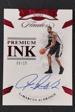 2019-20 Panini Flawless LaMarcus Aldridge Premium Ink Ruby Auto /15