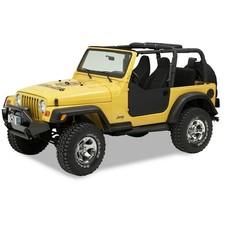 53039-15 Bestop Set Of 2 Half Doors Front For Jeep Wrangler 1997-2006 Pair