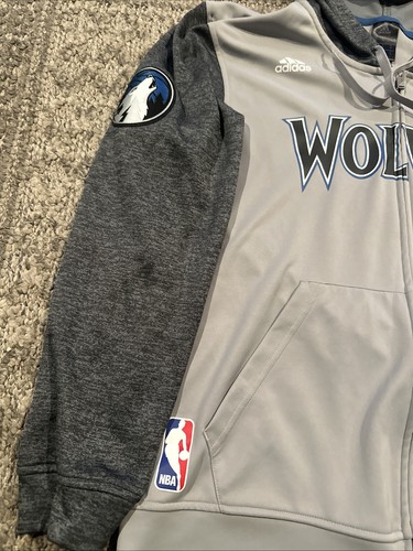 Minnesota Timberwolves Adidas Full Zip Hoodie - Bild 2 von 4