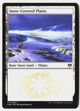 MTG - Snow-Covered Plains () 277 Near Mint Kaldheim