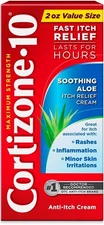 Cortizone 10 Maximum Strength Cream, 1% Hydrocortisone Anti-Itch, 2 oz *NEW*