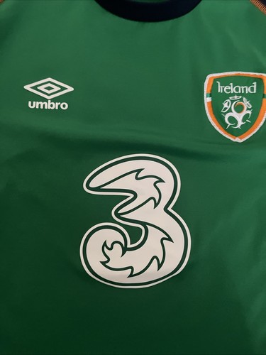 2012 UMBRO World Cup Ireland Futbol Soccer Football Shirt Jersey Green, Sz M - Picture 2 of 5
