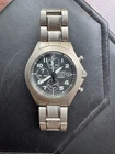 Vintage Seiko Chronograph Titanium 200M Men's Watch SNA139 7T62-0BZ0 RARE!!!