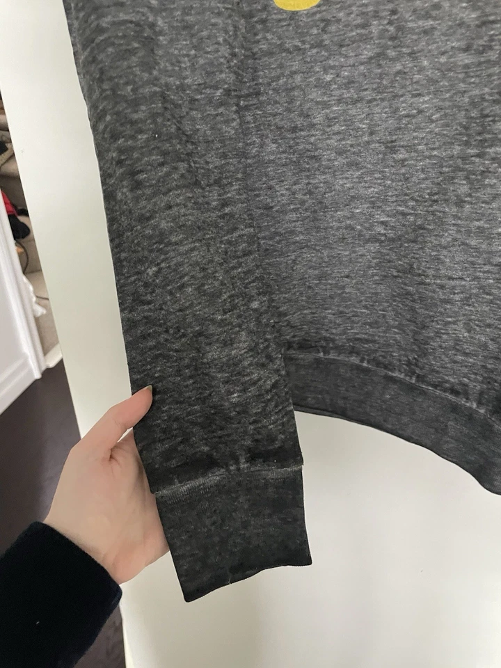 Sudadera Rebel Yell Gris Manga Larga Logo Delantero/Trasero Talla L Foto 4 de 4