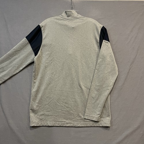 Michigan Wolverines 1/4 Zip Shirt Herren L grau Mock Neck Nike Dri-Fit Jordan - Bild 5 von 11