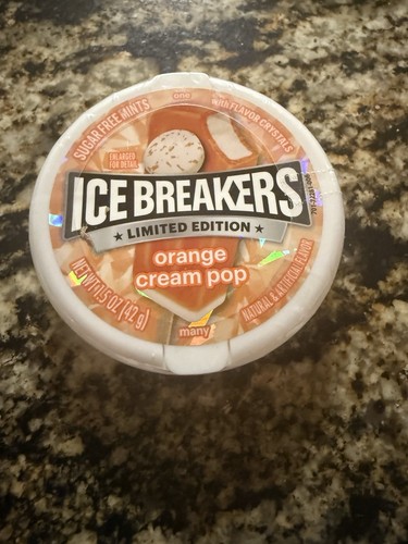 Ice Breakers Orange Cream Pop Mints 1.5 oz Discontinued Limited Edition 6 Pack! - Picture 2 of 2