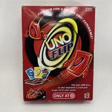 Mattel Uno Flip Card Game Target Exclusive Complete In Box Rare 