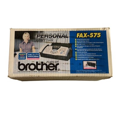Brother FAX-575 Personal Plain Paper Fax Phone Copier  Factory Sealed
