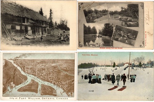 CANADA 500 Vintage Postcards PRE-1940 (L7409) - Picture 12 of 22