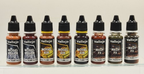 Vallejo 70262 Model Color Farbset, Rost und Korrosion, 8x18ml - Bild 1 von 2