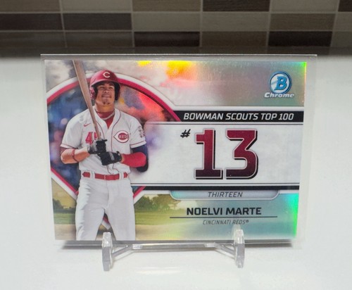Lote de 100 Bowman Chrome Top 2024 x4 - Marte, McLain, Arroyo, Collier Reds RC - Imagen 1 de 5