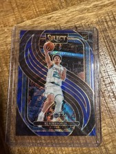 2024-25 Panini Select KJ Simpson Jr. #193 Blue Wave  Prizms RC /75 Hornets
