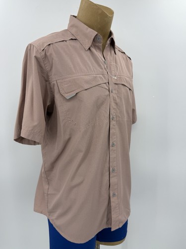 New! Gander Mountain Guide Series Pro II Large Mens Fishing Shirt Button Vented - Picture 3 of 15