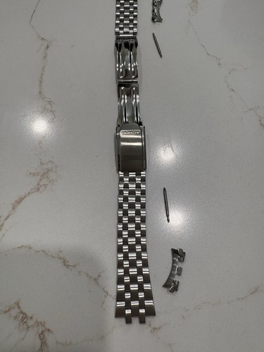 20 mm MASSIVES LINK SUPER SCHWERES UHRENARMBAND FÜR SEIKO SOLID END