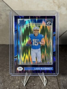 2024 Panini Donruss Optic - Rated Rookie Ladd McConkey #266 Purple Shock...