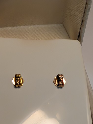 NEU~14k Gelbgold~**3 OVALE ECHTE MULTI EDELSTEIN OHRSTECKER**~BOX - Bild 6 von 7
