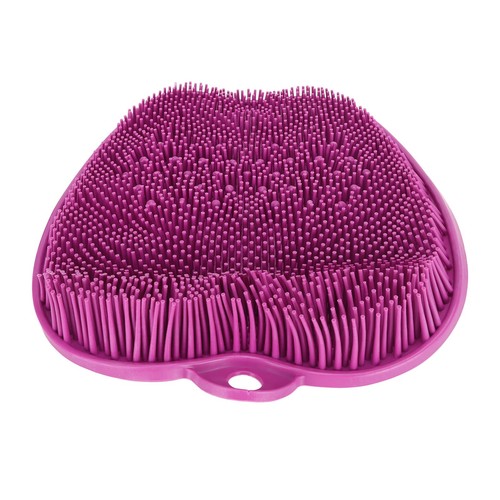 Lila Dusche Fuß Scrubber Fruit Form Anti-Slip Saugnapf Soft Silikon Fußwasc - Bild 2 von 22