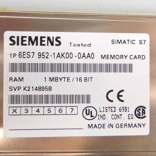 Simatic S7 MC952 6ES7 952-1AK00-0AA0 1MB GEB - Bild 2 von 3