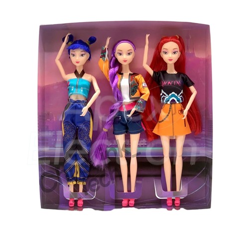 K-POP Demon Hunters Rumi Zoey Mira Vinyl Doll Cosplay Dress-up Action Figure Toy - Picture 1 of 10