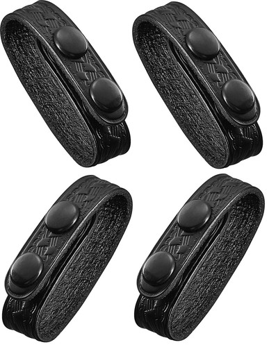 3/4 Inch Duty Belt Keeper for Belts up to 2.25 inches Wide Leather Basketweav... - Picture 5 of 6