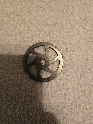 Vintage RIVAL Meat Grinder with Suction Base. White . Two blades - Picture 7 of 11