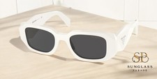PRADA PR 17WS 1425S0 Talc Dark Grey 49 mm Women's Sunglasses
