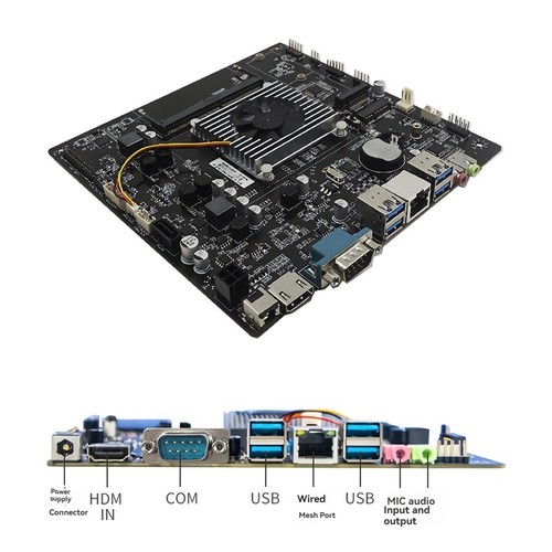 Carte mère embarquée J4125, DDR4 2,7 GHz, High Quad Core Four Thread8749 - Photo 3/7