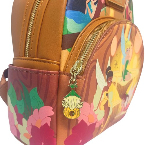 Exclusive Disney Tinker Bell Pixie Hollow Fairies Glow in the Dark Mini Backpack - Picture 7 of 8