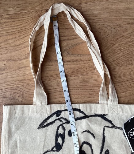 Two Handled 100% Cotton Canvas Shopper Tote Bag Disney 101 Dalmatians New - Picture 7 of 11