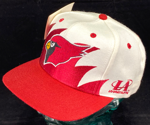 Vtg 90s Logo Athletic Pro Line NFL Arizona Cardinals Sharktooth Snapback Hat NWT - Picture 2 of 8