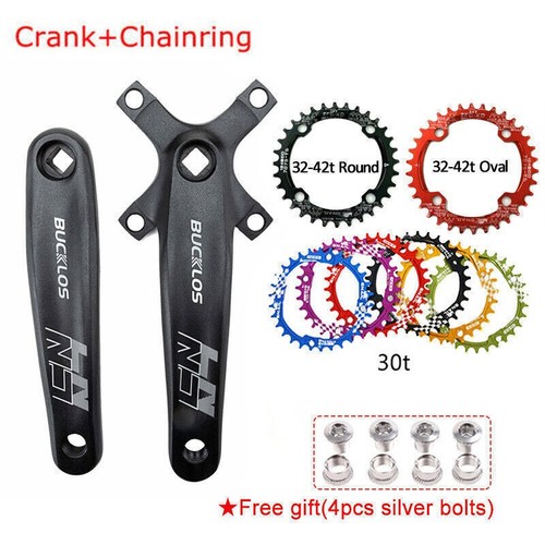 Bicycle MTB Crank 104BCD 170mm Cranksets 30-42T Narrow Wide Single Chainring UK - Picture 13 of 15