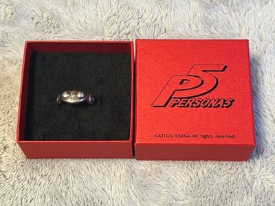 Artemis Kings x Persona 5 Futaba Sakura Maske Silber Ring Nr. 13 unbenutzt