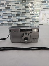 Pentax IQZoom 835 Film Camera Point and Shoot Panorama Zoom Film Works!