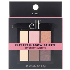 Elf Clay Eyeshadow Palette SATURDAY SUNSETS - Mirror Included -