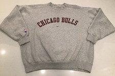 Vintage 1998 Chicago Bulls Nike Team Sports Crewneck Sweatshirt XL LAST DANCE  