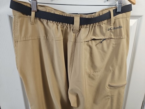 Columbia Men Khaki Hiking Pants Size 36 Lightweight Outdoor XO0923 Gorpcore - Picture 6 of 12