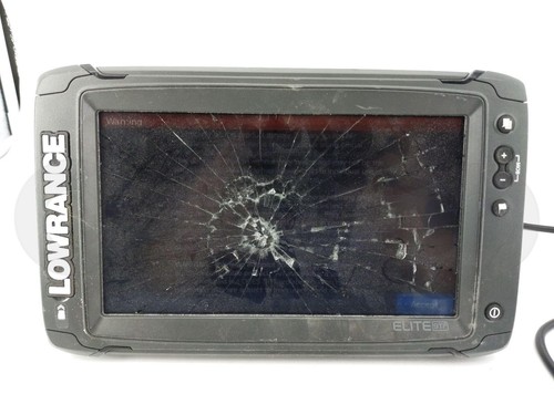 LOWRANCE ELITE 9 TI2 MULTIFUNCTION BOAT FISHFINDER CHARTPLOTTER DISPLAY SCREEN - Picture 1 of 7