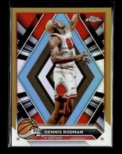Dennis Rodman 2023-24 Topps Chrome Basketball Gold 23/50 [joh23