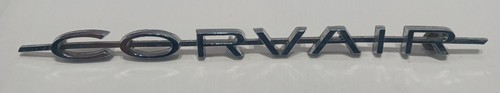 1960 CHEVROLET CORVAIR Factory OEM FENDER EMBLEM Sign Letter Script 11” Vintage