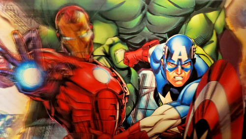 Marvel Avengers Assemble 3D Holographique Photo Poster Boîte Encadrée Marvel - Photo 4/5