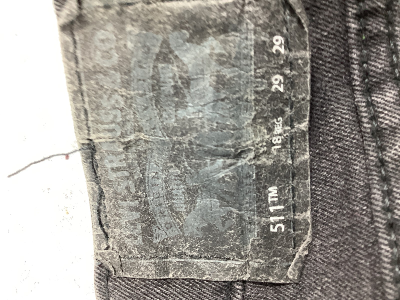 Levis 511 W29 Cm L 31 Cm Black Stretch Slim Jeans Sku 269 image 4