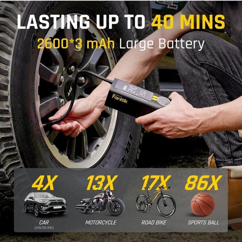 Fanttik X8 APEX 150psi Tire Inflator Portable Air Compressor Fast Inflation - Foto 8 di 17