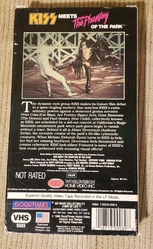 KISS Meets The Phantom of the Park - VHS Vintage 1988 Tested (Free Shipping) - Picture 2 of 7