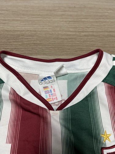 2004 Adidas Fluminense Adidas Home Soccer Jersey #11 L/XL Vintage Brazil Footbal - Picture 8 of 13