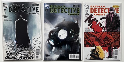 DETECTIVE COMICS #871 872 875 Lot 1st SCOTT SNYDER Batman JOCK ART DC