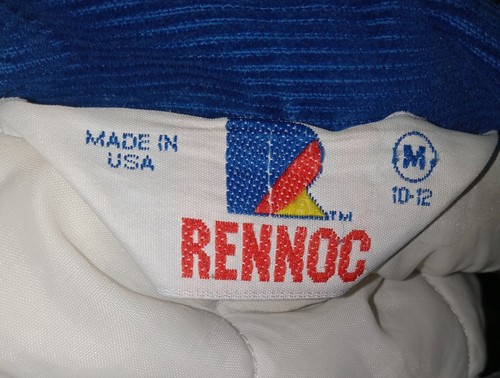 Norwood Massachusetts vintage kids jacket blue corduroy. Late 80's, early 90s - Picture 4 of 5