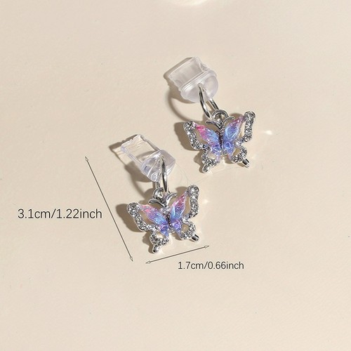 Butterfly Phone Dust Plug Hanging Ornament Mobile Pendant Decoration For Pho _cn - Zdjęcie 2 z 11