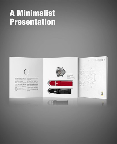CIGADesign Z Series Automatik Skelett Armbanduhr, Luxus Tonneau mit Leder... - Bild 5 von 9